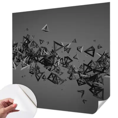 Hochwertige Bildtapete mit geometrischem abstraktem Motiv