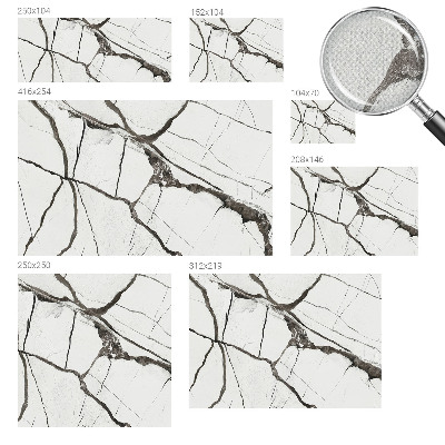 Selbstklebende Fototapete mit Marmorrissen als Motiv