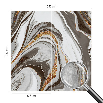 Selbstklebende Fototapete für die Wand mit Marmorwirbel-Design