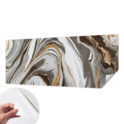 Selbstklebende Fototapete für die Wand mit Marmorwirbel-Design