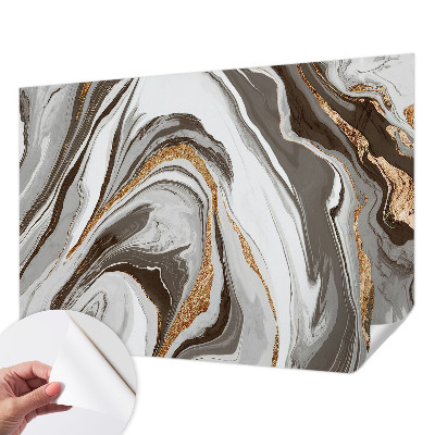 Selbstklebende Fototapete für die Wand mit Marmorwirbel-Design