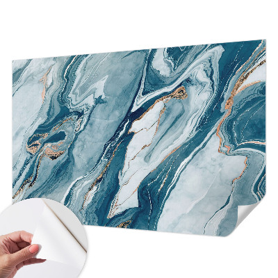Selbstklebende Fototapete fürs Schlafzimmer mit mineralischem Design