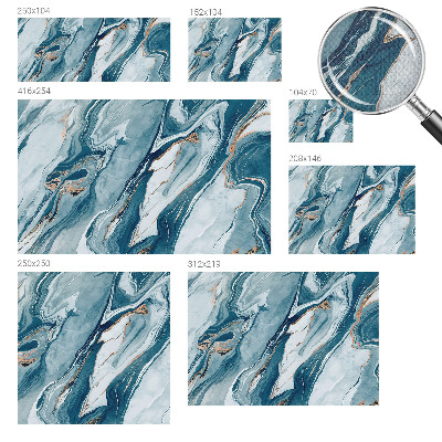 Selbstklebende Fototapete fürs Schlafzimmer Mineralische Eleganz