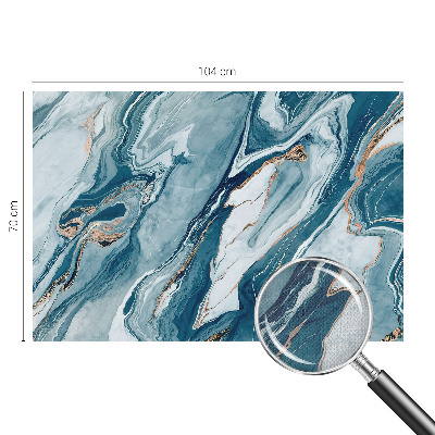 Selbstklebende Fototapete fürs Schlafzimmer mit mineralischem Design