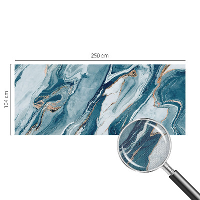 Selbstklebende Fototapete fürs Schlafzimmer mit mineralischem Design