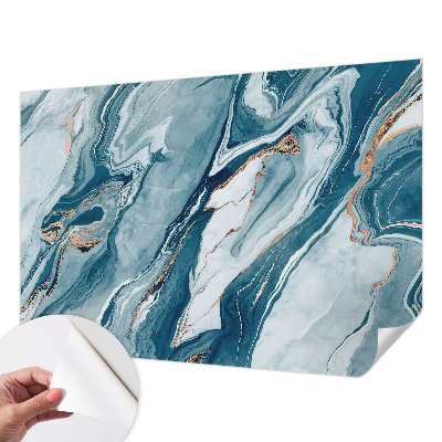Selbstklebende Fototapete fürs Schlafzimmer mit mineralischem Design