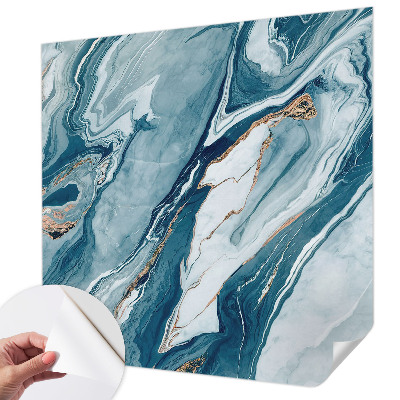 Selbstklebende Fototapete fürs Schlafzimmer mit mineralischem Design