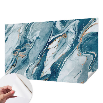 Selbstklebende Fototapete fürs Schlafzimmer mit mineralischem Design