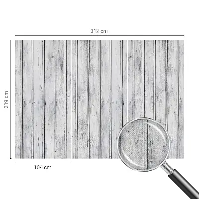 24D-Fototapete mit Motiv von Holzbrettern