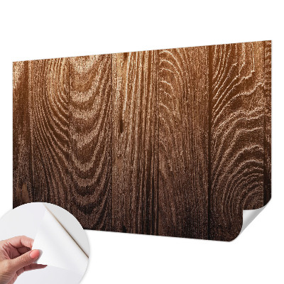 Fototapete in 3D-Optik mit Holzringen als Motiv