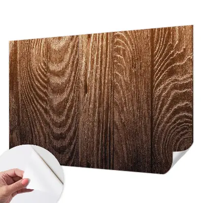 Fototapete in 3D-Optik mit Holzringen als Motiv