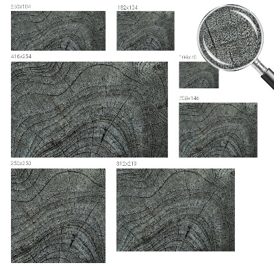 24D-Fototapete fürs Wohnzimmer Maserungsmuster