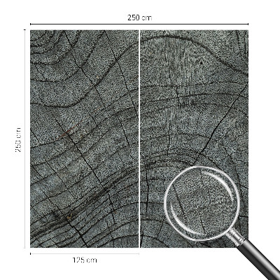 24D-Fototapete fürs Wohnzimmer Maserungsmuster