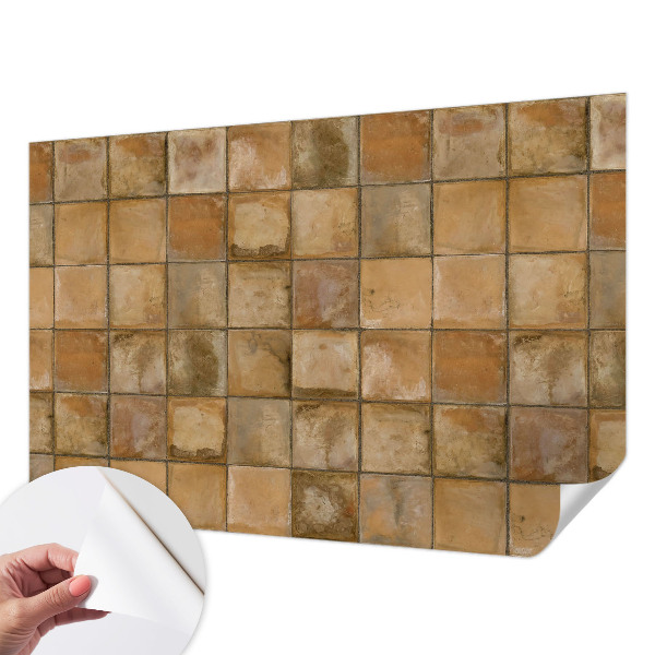 Fototapete nach Maß mit rustikalem Mosaikmotiv