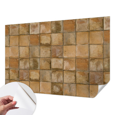 Fototapete nach Maß mit rustikalem Mosaikmotiv