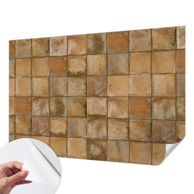 Fototapete nach Maß mit rustikalem Mosaikmotiv
