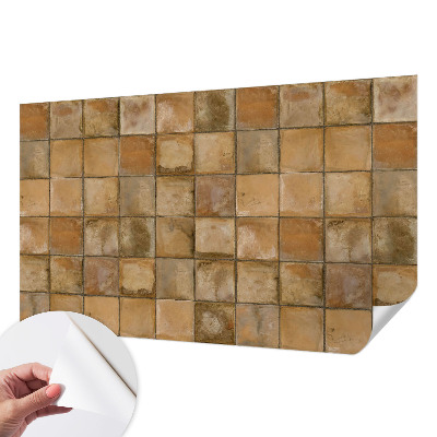 Fototapete nach Maß mit rustikalem Mosaikmotiv
