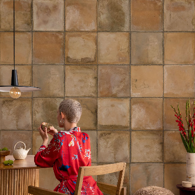 Fototapete nach Maß mit rustikalem Mosaikmotiv