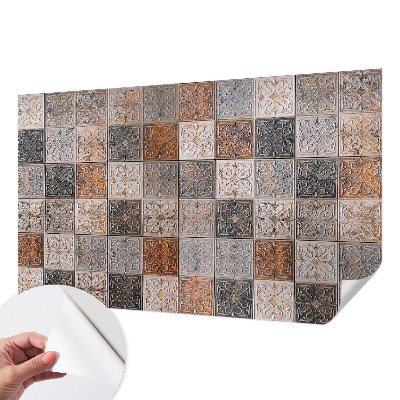 Motivtapete fürs Wohnzimmer Zierfliesen