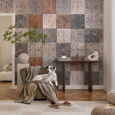 Motivtapete fürs Wohnzimmer Zierfliesen