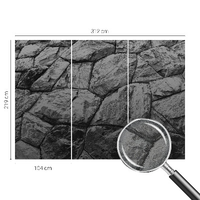 Vintage tapete Steintexturen