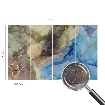 Selbstklebende Fototapete für die Wand Farbenfrohe abstrakte