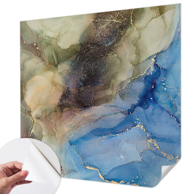 Selbstklebende Fototapete für die Wand Farbenfrohe abstrakte