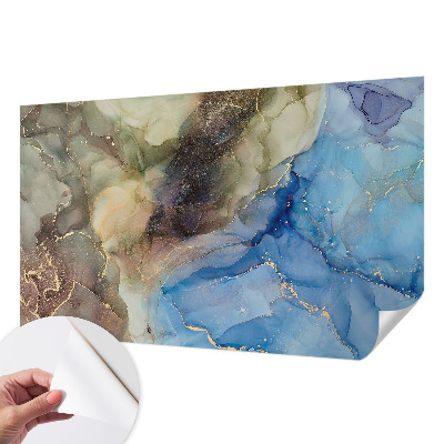 Selbstklebende Fototapete für die Wand Farbenfrohe abstrakte