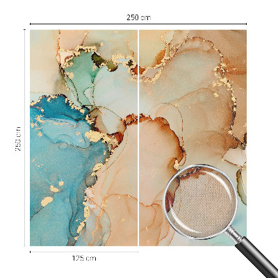 Selbstklebende Fototapete fürs Schlafzimmer Farbenfrohe abstrakte