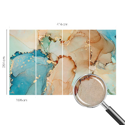 Selbstklebende Fototapete fürs Schlafzimmer Farbenfrohe abstrakte