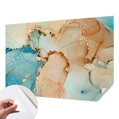 Selbstklebende Fototapete fürs Schlafzimmer Farbenfrohe abstrakte