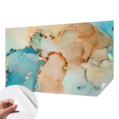 Selbstklebende Fototapete fürs Schlafzimmer Farbenfrohe abstrakte