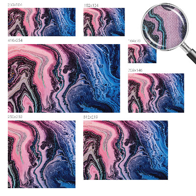 Fototapete in 3D-Optik Bunte Wirbel