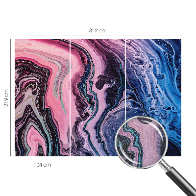 Fototapete in 3D-Optik Bunte Wirbel