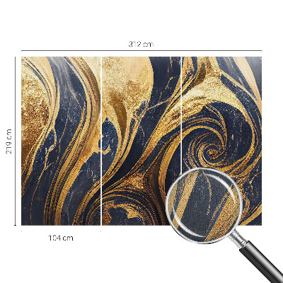 25D-Fototapete fürs Wohnzimmer Marmormuster