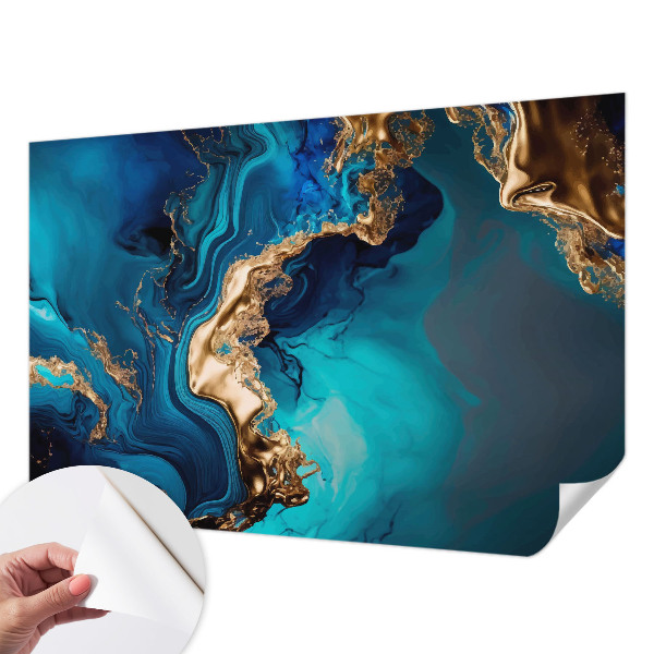 25D-Fototapete fürs Schlafzimmer Farbenfrohe Abstraktion