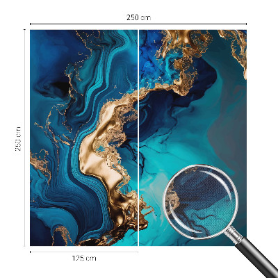 25D-Fototapete fürs Schlafzimmer Farbenfrohe Abstraktion