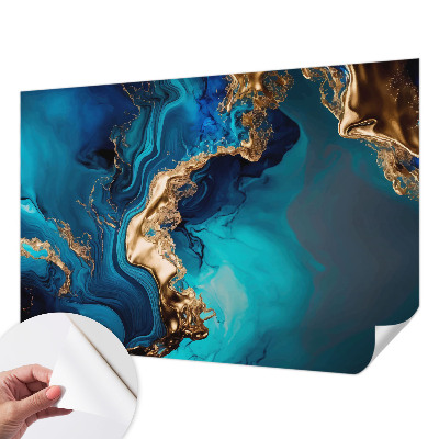 25D-Fototapete fürs Schlafzimmer Farbenfrohe Abstraktion