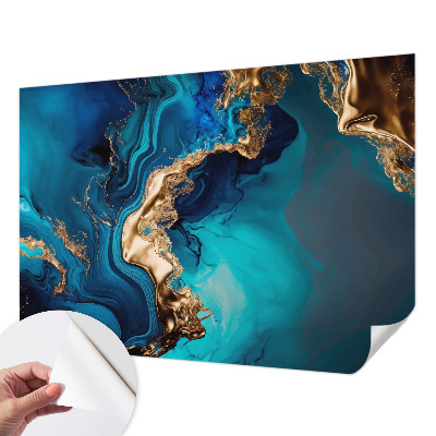 25D-Fototapete fürs Schlafzimmer Farbenfrohe Abstraktion