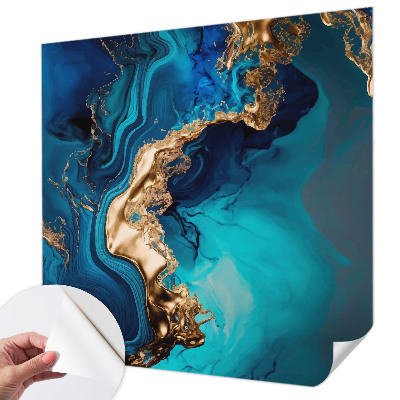 25D-Fototapete fürs Schlafzimmer Farbenfrohe Abstraktion