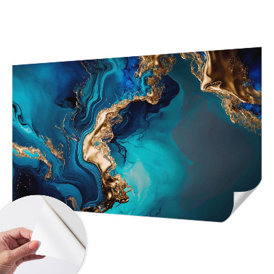 25D-Fototapete fürs Schlafzimmer Farbenfrohe Abstraktion