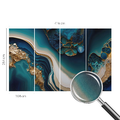 Moderne Fototapete nach Maß Farbenfrohe Abstraktion