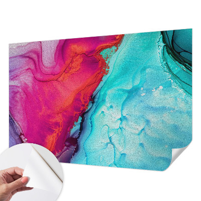 Motivtapete nach Maß mit dem Motiv „Bunte Welle“