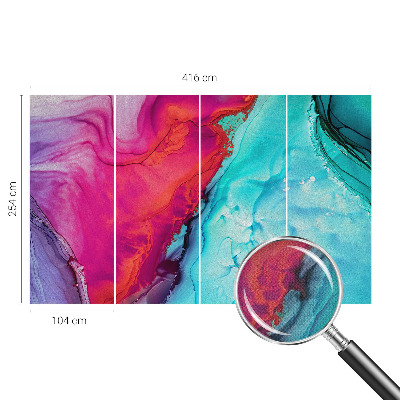 Motivtapete nach Maß Bunte Welle