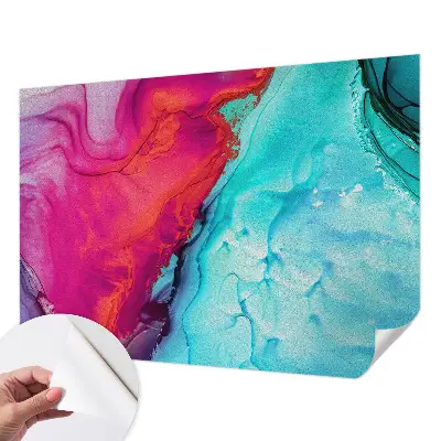 Motivtapete nach Maß mit dem Motiv „Bunte Welle“