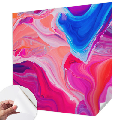 Motivtapete fürs Wohnzimmer Flüssigkeitswellen