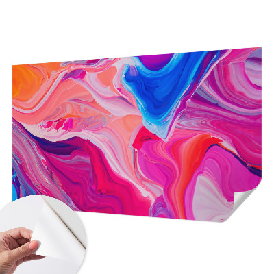 Motivtapete fürs Wohnzimmer Flüssigkeitswellen