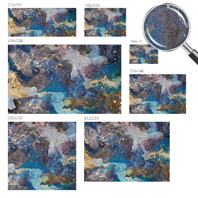 Hochwertige Bildtapete Kosmisches Mosaik