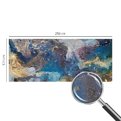 Hochwertige Bildtapete mit kosmischem Mosaikmotiv