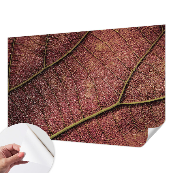 Vintage Tapete mit blattartiger Textur